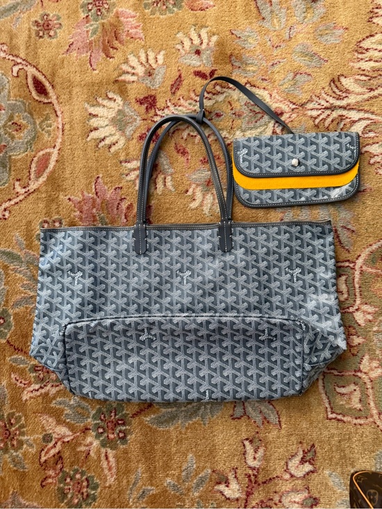 Goyard Handbags - Authentic Full Set Goyard Saint Louis in Gray with Wallet